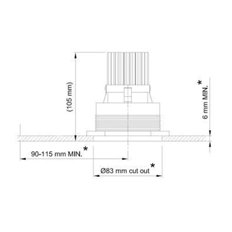 Tekna POT 2 - TRIMLESS XICATO Einbaustrahler