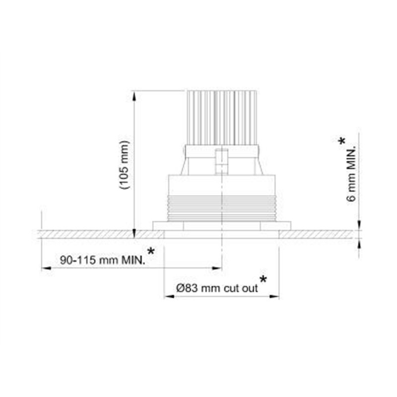 Tekna POT 2 - TRIM XICATO Einbaustrahler