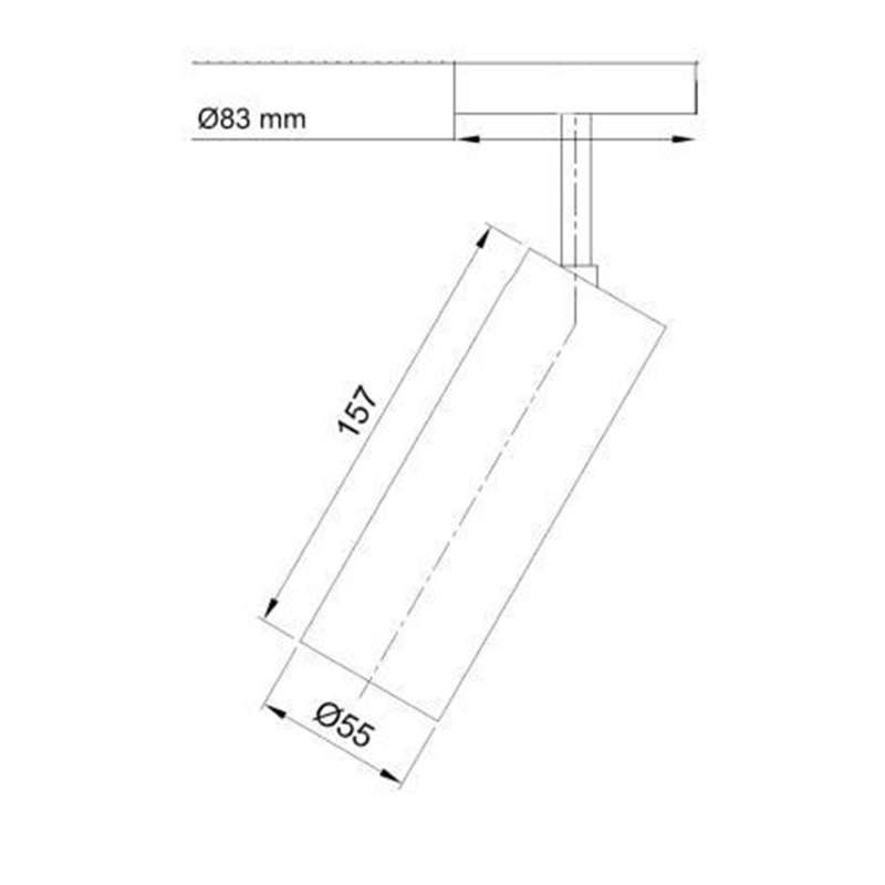 Tekna FLATSPOT 6 - SURFACE MOUNTED GU10 Plafonnier