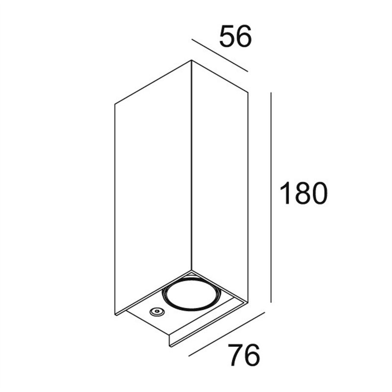 Delta Light MONO II DOWN-UP LED Applique