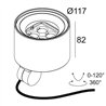 Delta Light FRAX SB HONEYCOMB Lampadaire / Applique
