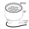 Delta Light FRAX MB SUPERSPOT Lampe de sol / Applique