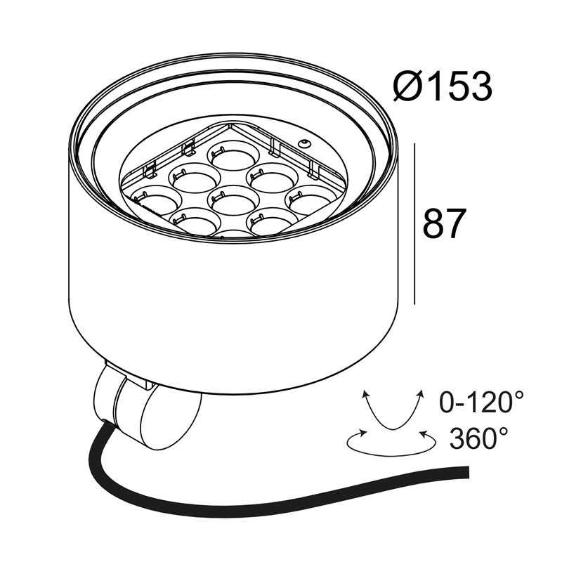 Delta Light Frax Mb Pole applique
