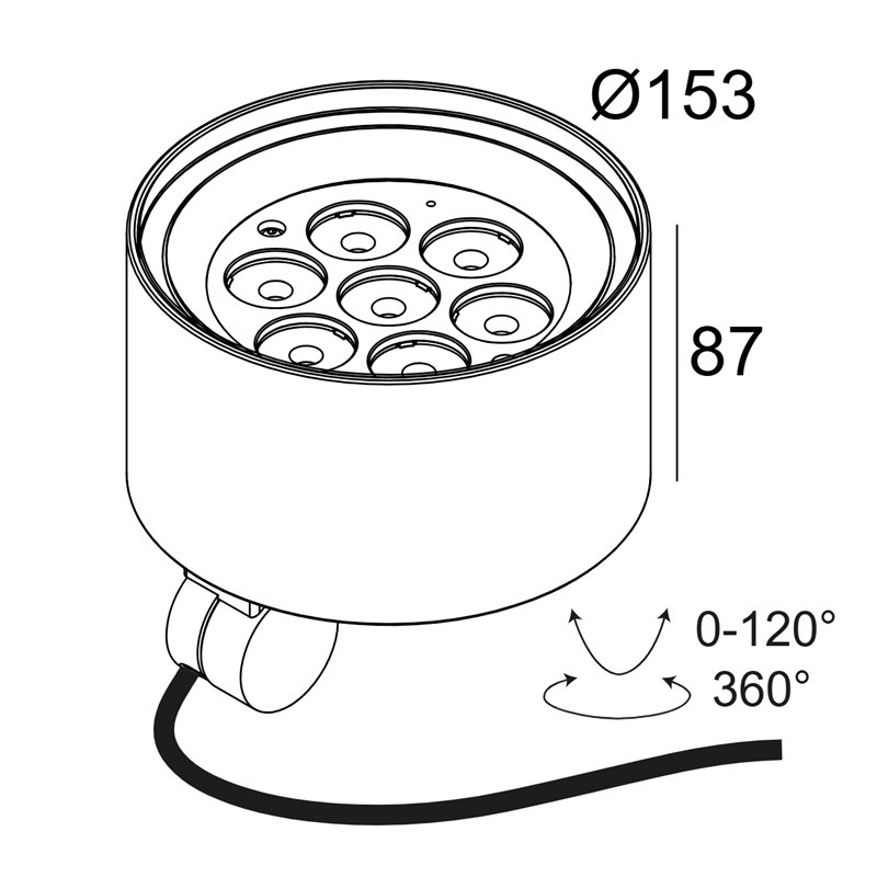 Delta Light Frax Mb Pole Honeycomb applique