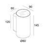 Delta Light Nocta Rd80 Wfl applique