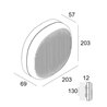Delta Light Nebbia 12 DIM8 applique
