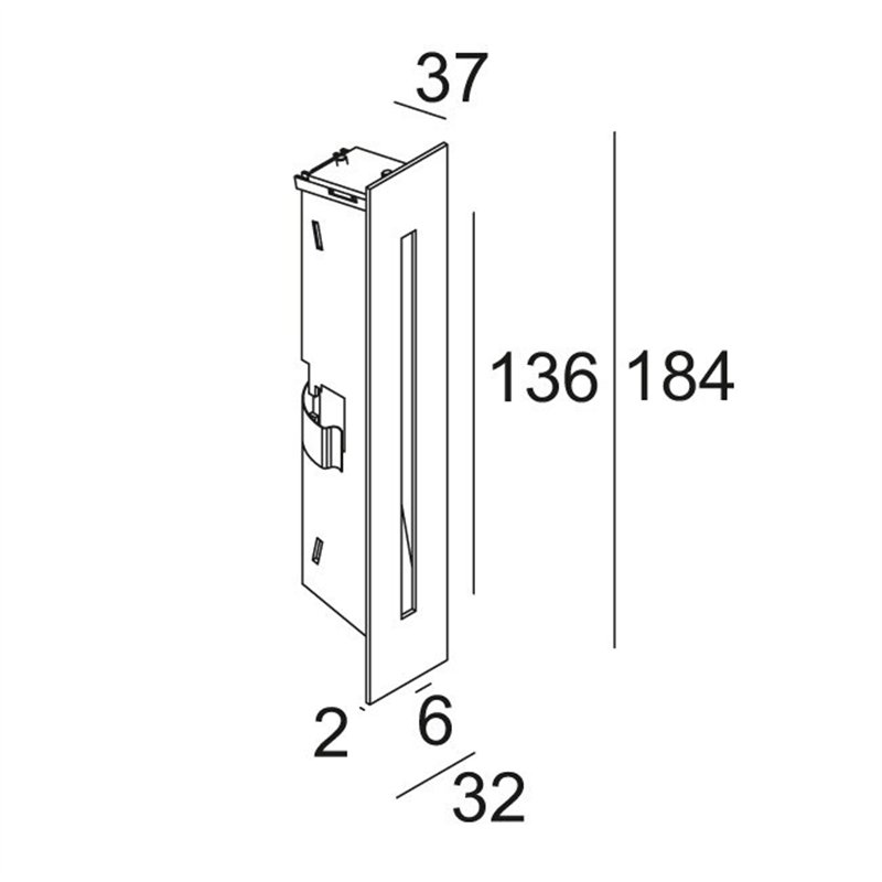 Delta Light INLET S HW Wandlampe
