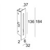 Delta Light INLET S HW Applique