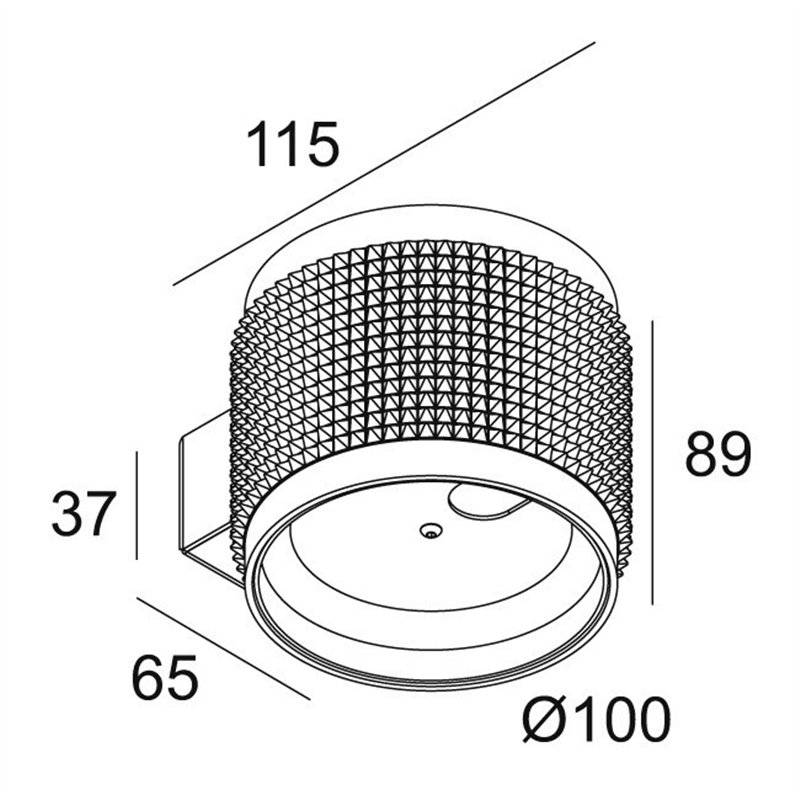 Delta Light ORBIT PUNK LED DIM8 Applique