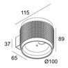 Delta Light ORBIT PUNK LED DIM8 Applique