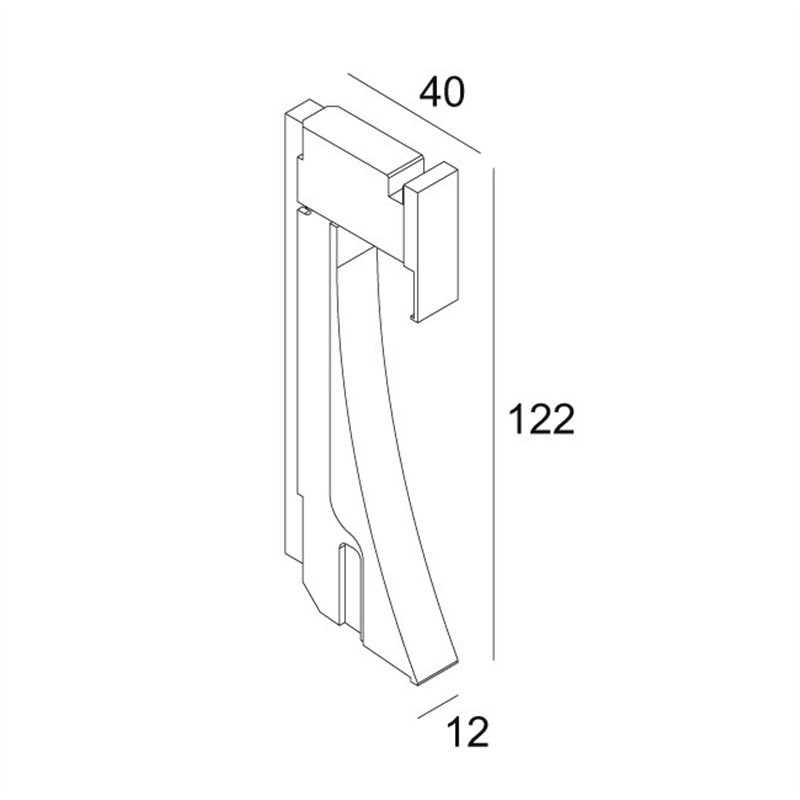 Delta Light INLET TRIMLESS XS Applique