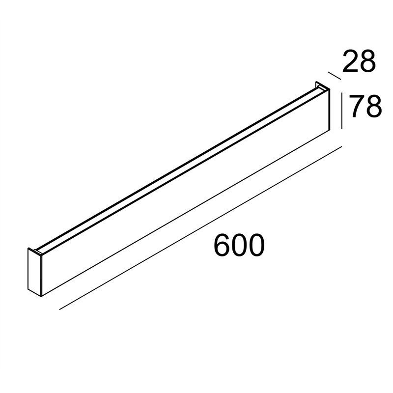Delta Light Femtoline W Down-Up 600 applique