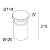 Delta Light BAZIL 121 Pollerleuchte