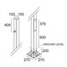 Delta Light POLESANO 6M - 1 BASE Bodenlampe