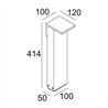 Delta Light OBLIX S 40 Bodenlampe