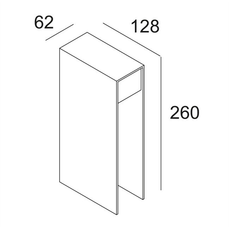 Delta Light MONOPOL 26 LED Lampadaire extérieur