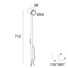 Delta Light SPIX M PIN Lampadaire extérieur