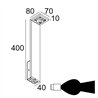 Delta Light Elbo Asymmetric P 60 Lampadaire extérieur