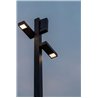 Delta Light Polesano flood Lampadaire extérieur