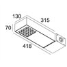 Delta Light Polesano medium Lampadaire extérieur