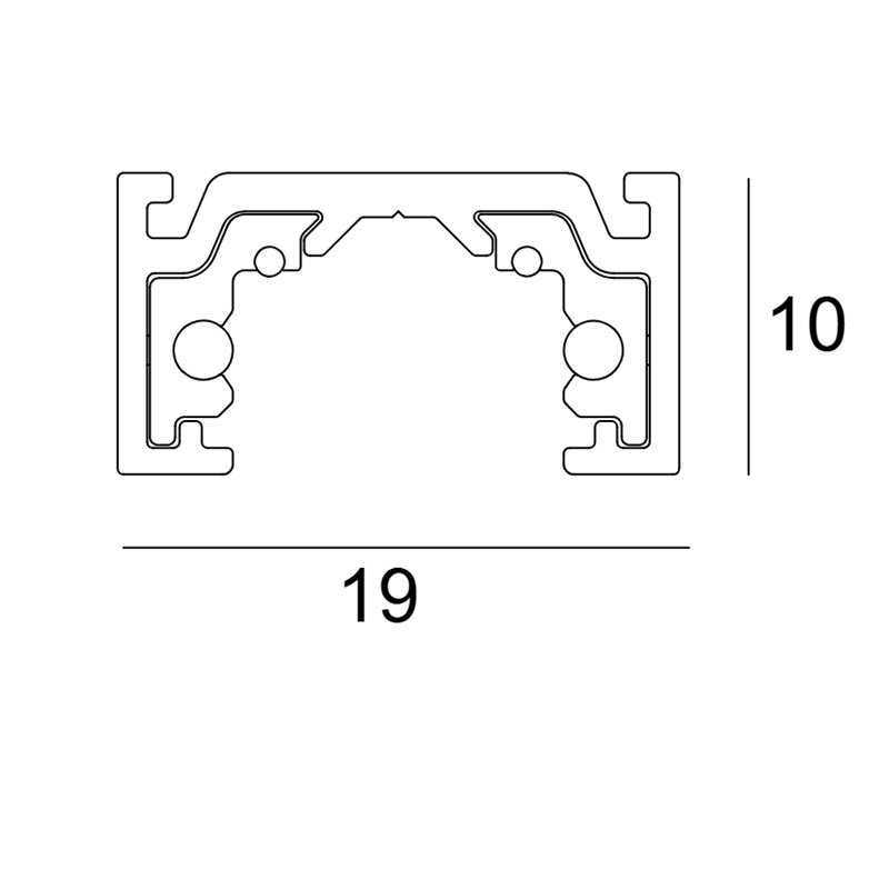 Delta Light SL19 - PROFILE 3m Schienenbeleuchtung