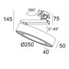 Delta Light SUPER-OH! XS PIVOT 25 ADM DIM8 Schienenbeleuchtung