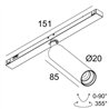 Delta Light Sl19 - SPY 20 DIM5 Éclairage sur rail