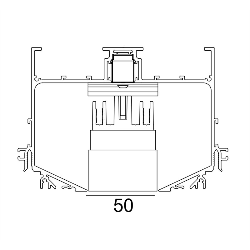 Delta Light M52 - 2 Led D DIM5 Éclairage sur rail