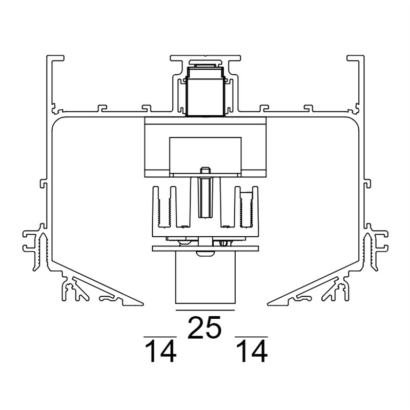 Delta Light M52 - 2 Led Ok DIM5 Éclairage sur rail