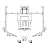 Delta Light M52 - 2 Led Ok DIM5 Éclairage sur rail