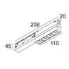 Delta Light M - Dot.Com M4 DIM5 Éclairage sur rail