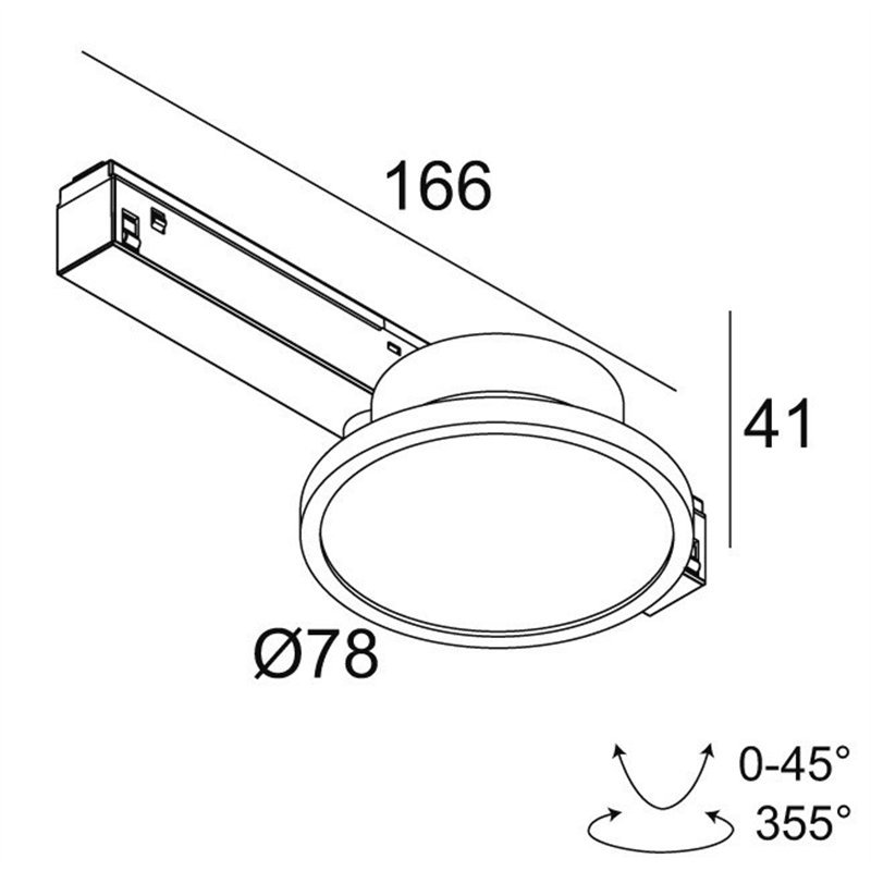 Delta Light M26L - HALOSCAN MP SOFT DIM5 Schienenbeleuchtung