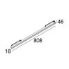 Delta Light M - Led Line He 1 X 18,4W DIM5 Éclairage sur rail