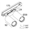 Delta Light M20/M26H - Spy 392 DIM5 Schienenbeleuchtung