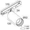 Delta Light M20/M26H - Spy 52 TW DIM5 Schienenbeleuchtung