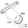 Delta Light M26L - SPY 66 DIM5 Schienenbeleuchtung