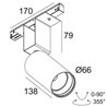 Delta Light M52 - Spy 66 TW DIM5 éclairage sur rail