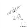 Delta Light M20/M26H - Spy 52 Wallwash MDL éclairage sur rail