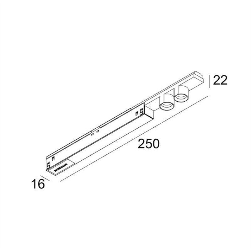 Delta Light M26L - JUM-OH! 2R MDL Éclairage sur rail