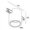 Delta Light M26L Boxy R Soft DIM5 Éclairage sur rail