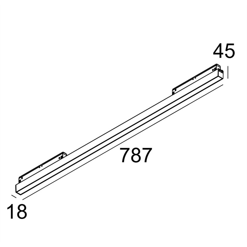 Delta Light M - Led Line He Soft 1 X 11,6W 930 Mdl B
