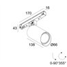 Delta Light M20/M26H - Spy 66 Wallwash DIM5 Schienenbeleuchtung