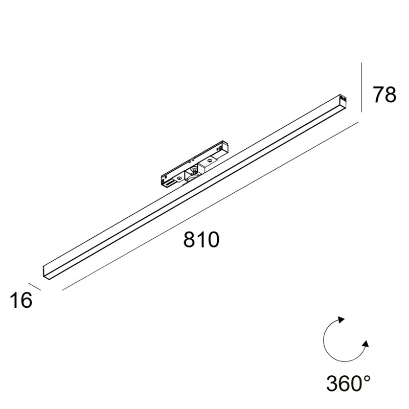 Delta Light M26H - Led Line OK DIM5 Schienenbeleuchtung