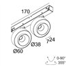 Delta Light M26L - ODRON 2/41 DIM5 Éclairage sur rail