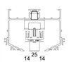Delta Light M52 - 2 Led Mdl Éclairage sur rail