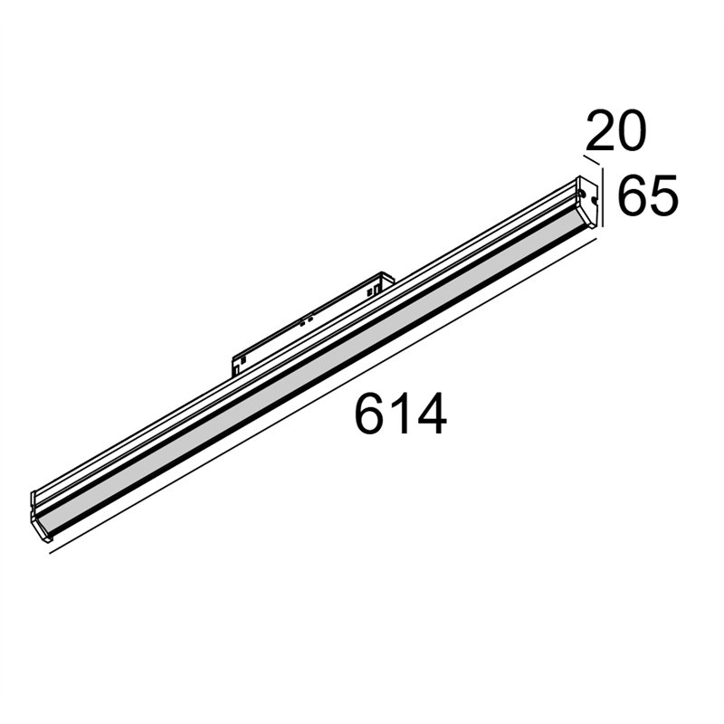 Delta Light M - DOT.COM WALLWASH 06 MDL Éclairage sur rail