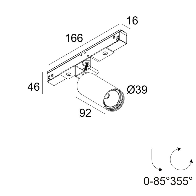 Delta Light M20/M26H - Spy 391 Soft Schienenbeleuchtung