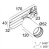 Delta Light SPY 52 HE ADM Éclairage sur rail