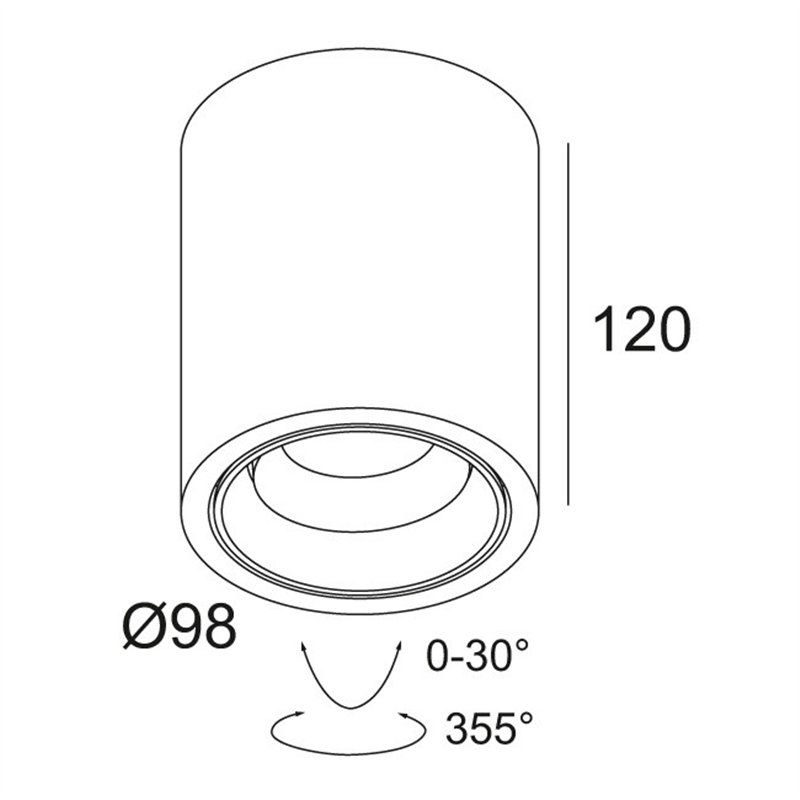 Delta Light BOXY R OK DIM8 Lampe de plafond