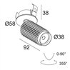 Delta Light PUNK 39 CLIP Lampe de plafond